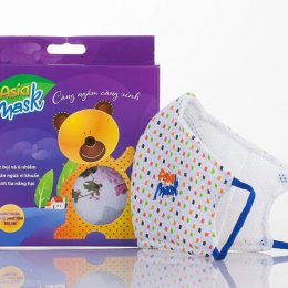 Khẩu Trang Than Hoạt Tính AsiaMask Trẻ Em